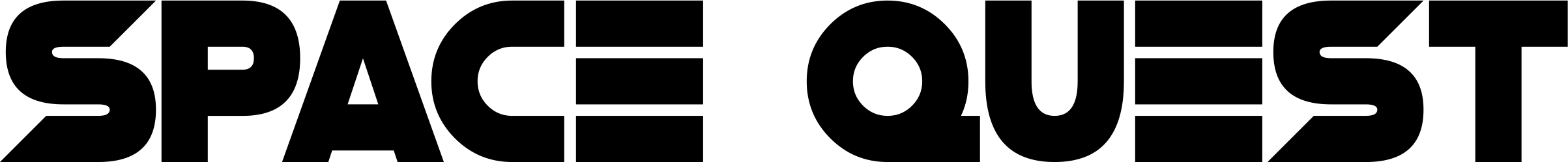 Space Quest Font