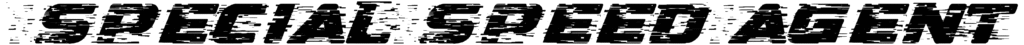 Special Speed Agent Font