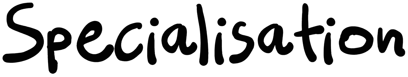 Specialisation Font