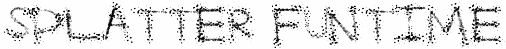Splatter Funtime Font