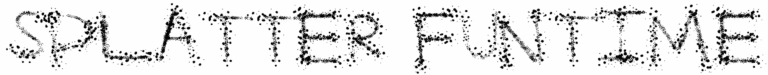 Splatter Funtime Font