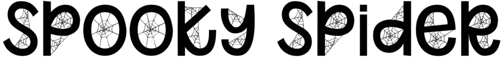 Spoky Spider Font