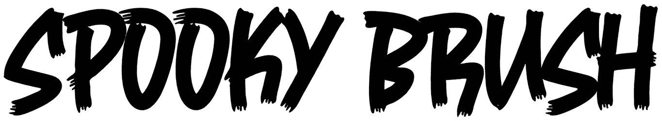 Spooky Brush Font