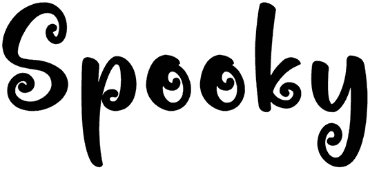 Spooky Font