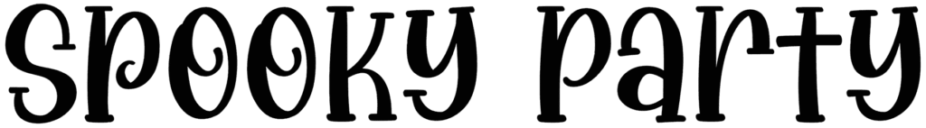 Spooky Party Font