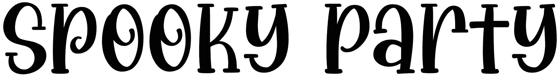 Spooky Party Font