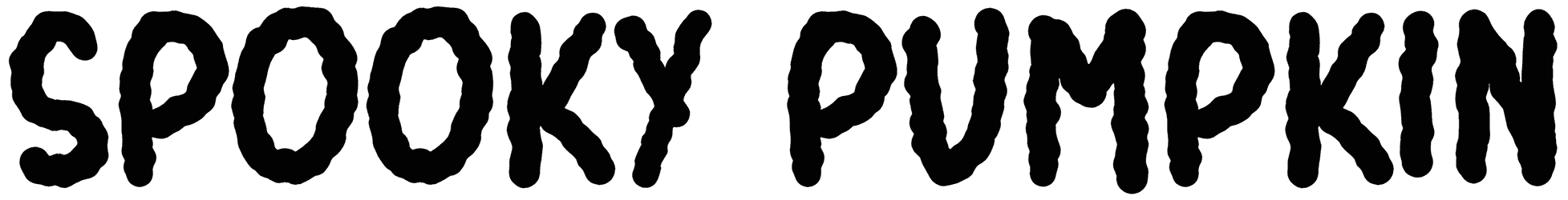Spooky Pumpkin Font