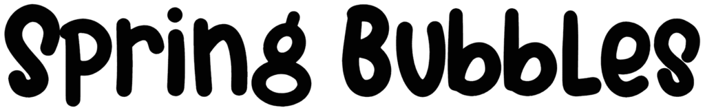 Spring Bubbles Font