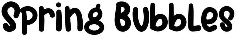 Spring Bubbles Font