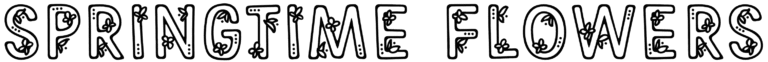 Springtime Flowers Font