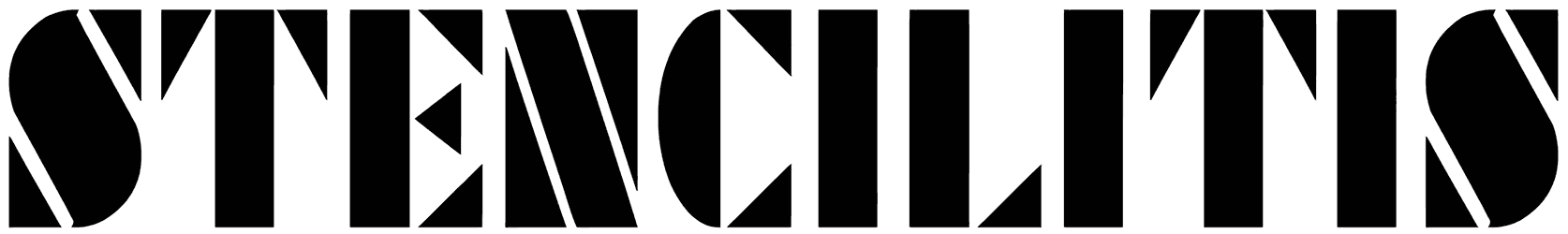 Stencilitis Font