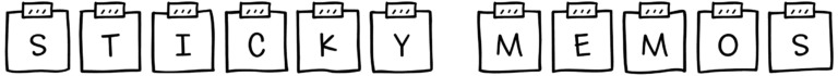 Sticky Memos Font
