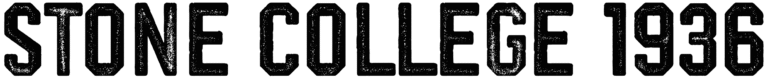 Stone College 1936 Font