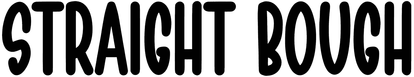 Straight Bough Font