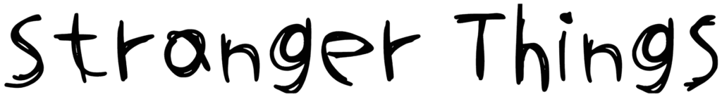Stranger Things Font