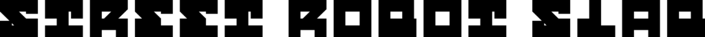 Street Robot Slab Font