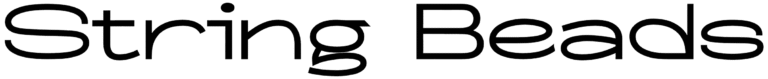 String Beads Font