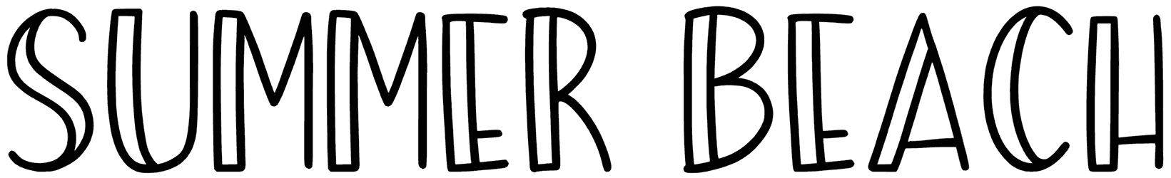 Summer Beach Font