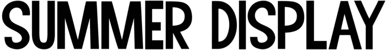 Summer Display Font
