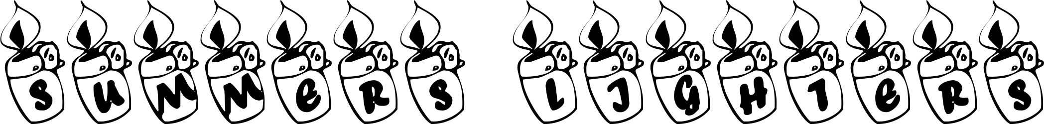 Summer's Lighters Font