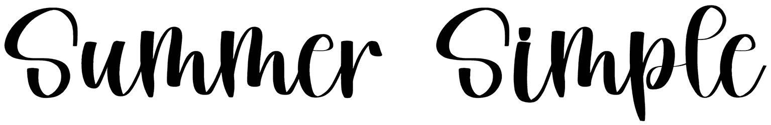 Summer Simple Font