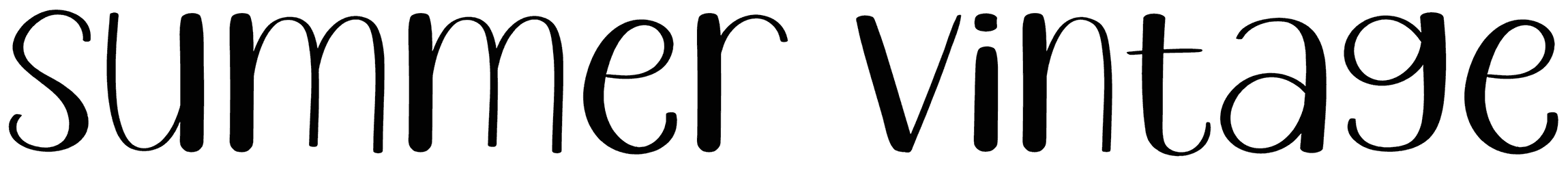 Summer Vintage Font