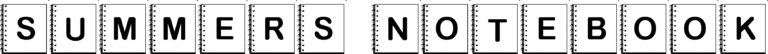 Summers Notebook Font