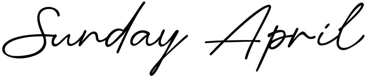 Sunday April Font