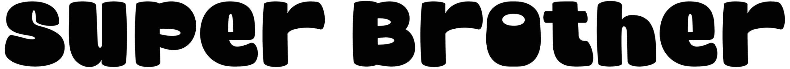 Super Brother Font
