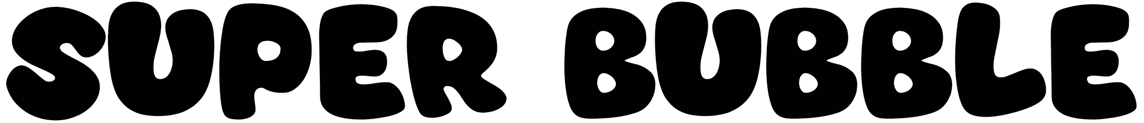 Super Bubble Font