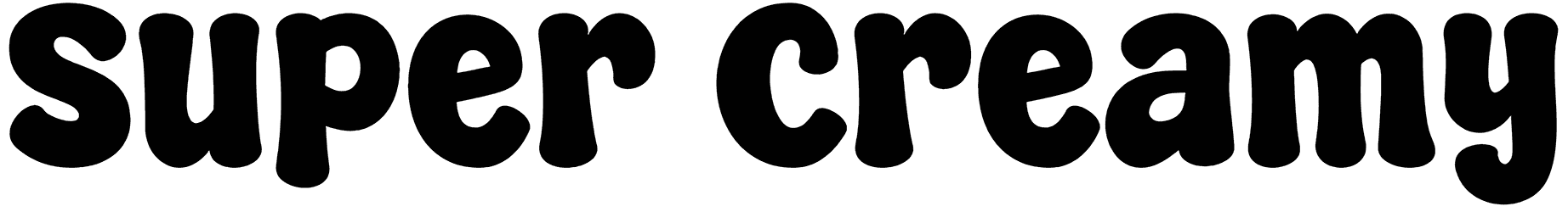 Super Creamy Font