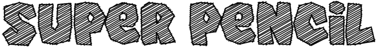 Super Pencil Font