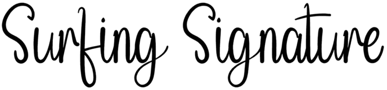 Surfing Signature Font