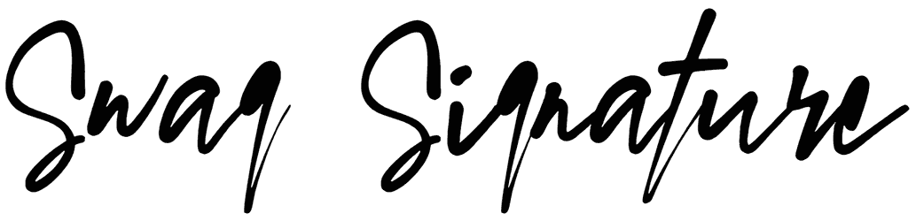 Swag Signature Font