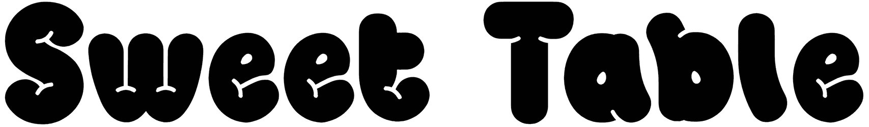 Sweet Table Font
