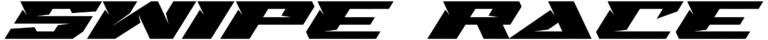 Swipe Race Font