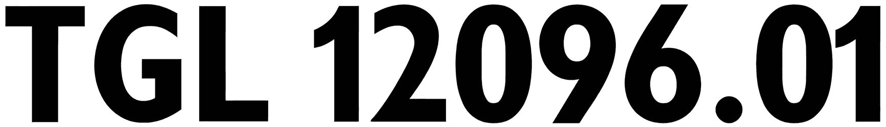 TGL 12096 01 Font