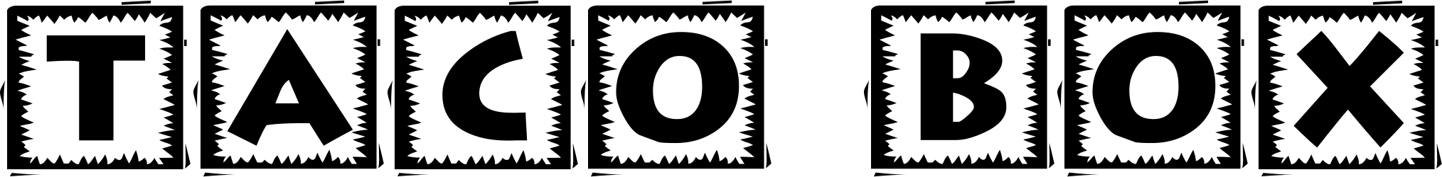 Taco Box Font