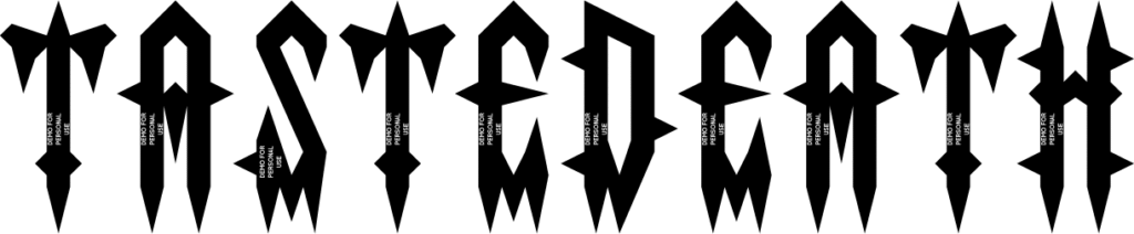 Taste Death Font