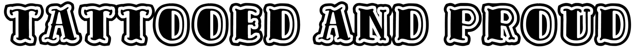 Tattooed And Proud Font