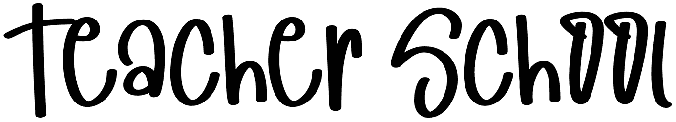 Teacher School Font