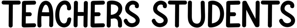 Teachers Students Font