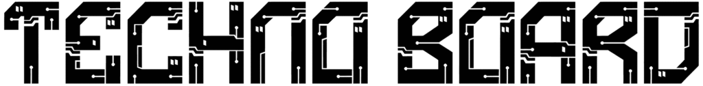 Techno Board Font