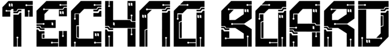Techno Board Font