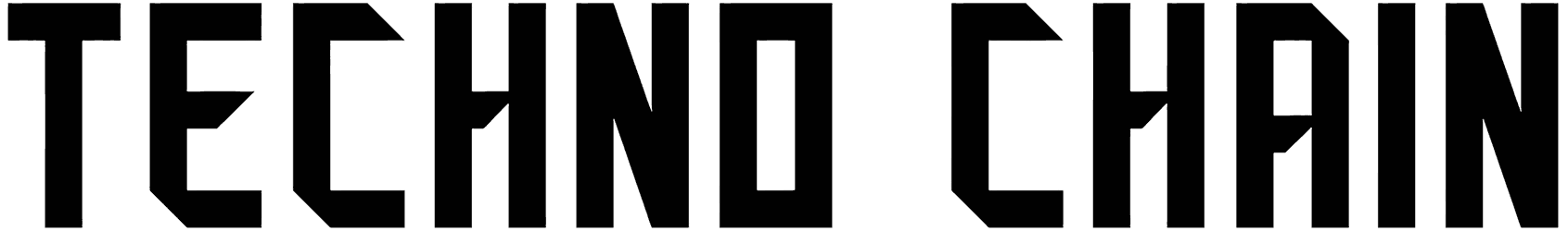Techno Chain Font