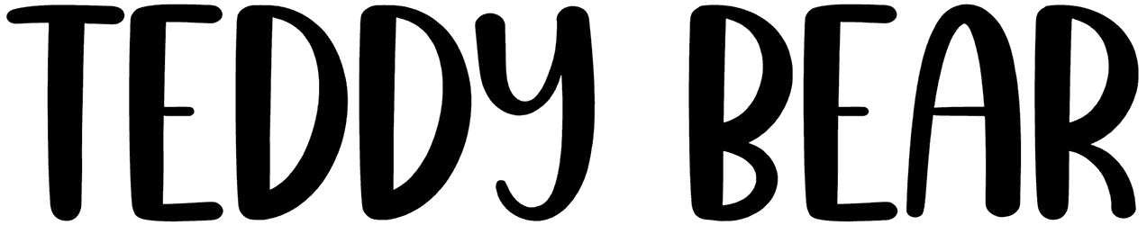 Teddy Bear Font