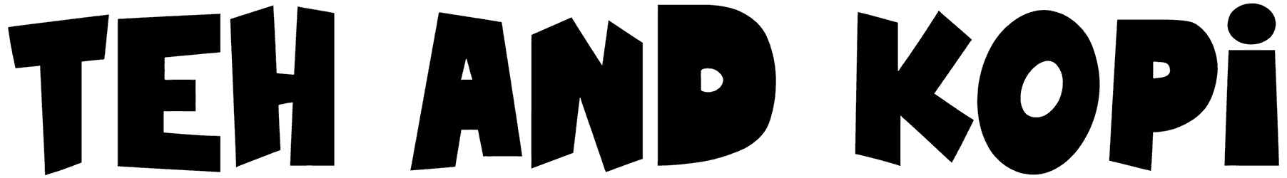 Teh And Kopi Font