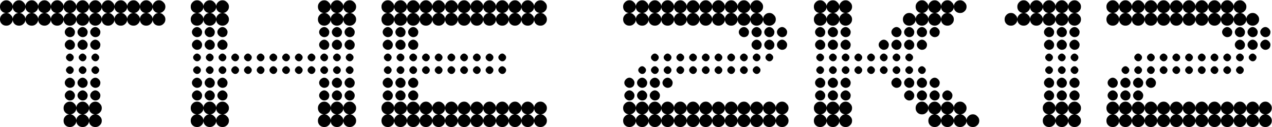 The 2K12 Font