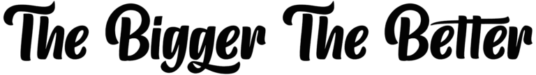 The Bigger The Better Font