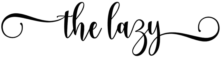 The Lazy Font